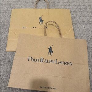 Polo by Ralph Lauren Brown Tote Bag